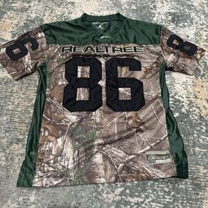 Earthletics Realtree 30th anniversary football jersey Large